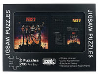 Kiss : Destroyer - Double Puzzle Set in Tin Box - Dual Pack Album Size Puzzles : 2 x 256-Piece Jigsaw Puzzle - Iconic Concepts