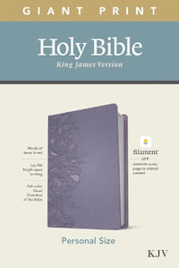 KJV Personal Size Giant Print Bible, Filament Ed., Lavender - Tyndale