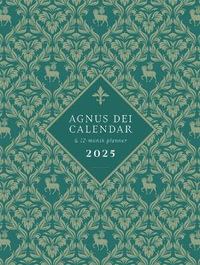 Agnus Dei Calendar & 12-Month Planner 2025 - Tan Books