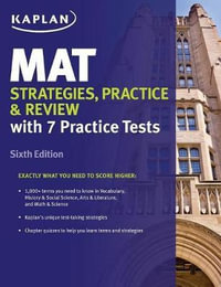 Mat Strategies, Practice & Review : Kaplan Test Prep - Kaplan Test Prep