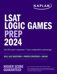 LSAT Logic Games Prep 2024 : Real LSAT Questions + Proven Strategies + Online - Kaplan Test Prep