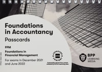 FIA Foundations in Financial Management FFM : Passcards - BPP Learning Media