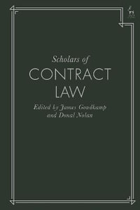 Scholars of Contract Law - James Goudkamp