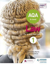 AQA A-level Law for Year 1/AS - Jacqueline Martin