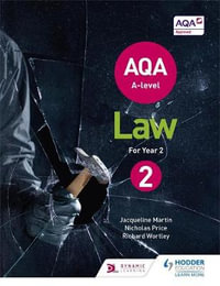 AQA A-level Law for Year 2 - Jacqueline Martin