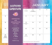 Everyday Gratitude: Inspiration and Organization for 2025 : A Magnetic Monthly Calendar for a Fridge, Wall, or Desk - A Network for Grateful Living