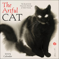 The Artful Cat 2025 Wall Calendar : Brush & Ink Watercolor Paintings by Endre Penovac - Endre Penovac