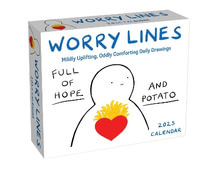 A Worry Lines 2025 Day-to-Day Calendar : Mildly Uplifting Oddly Comforting Daily Drawings - Worry Lines