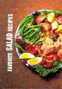 Favorite Salad Recipes : Miniature Magnetic Book For Fridge - Coleen Simmons