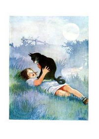 Girl Talking with Her Cat : Friendship - Greeting Cards : (6 Cards Individually Bagged W/ Envelopes & Header) - Honor Appleton