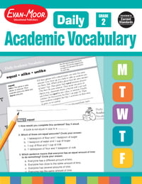 Daily Academic Vocabulary, Grade 2 Teacher Edition : Daily Academic Vocabulary - Evan-Moor Educational Publishers