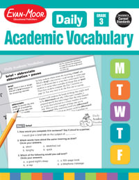 Daily Academic Vocabulary, Grade 3 Teacher Edition : Daily Academic Vocabulary - Evan-Moor Educational Publishers