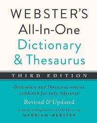 Webster's All-In-One Dictionary and Thesaurus, Third Edition - Merriam-Webster