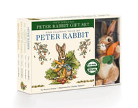 Peter Rabbit Deluxe Plush Gift Set : 4 Classic Edition Board Books + Plush Stuffed Animal Bunny Toy - Beatrix Potter