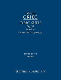 Lyric Suite, Op.54 : Study score - Edvard Grieg