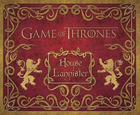 Game of Thrones : House Lannister Deluxe Stationery Set - Insight Editions