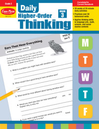 Daily Higher-Order Thinking, Grade 3 Teacher Edition : Daily Higher-Order Thinking - Evan-Moor Educational Publishers