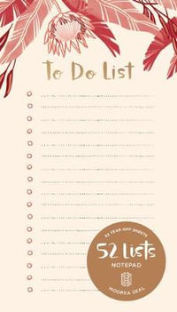 52 Lists To Do List Notepad : 52 Lists - Moorea Seal