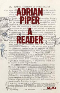 Adrian Piper : A Reader - Cornelia Butler