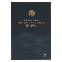 NLT Holy Bible Everyday Devotional Bible for Men New Living Translation - Christian Art Gifts