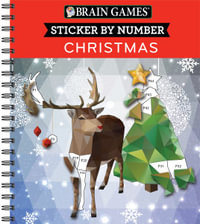 Christmas : Brain Games - Sticker by Number - Publications International Ltd