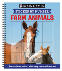 Farm Animals (Square Stickers) : Create Beautiful Art with Easy to Use Sticker Fun! - Publications International Ltd