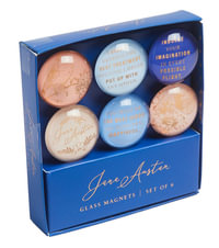 Jane Austen : Glass Magnet Set (Set of 6) - Insight Editions