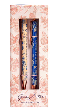 Jane Austen : Floral Pen and Pencil Set (Set of 2) - Insight Editions