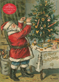 Santa Trims The Tree - Puzzle : 1000-Piece JIgsaw Puzzle - John Derian