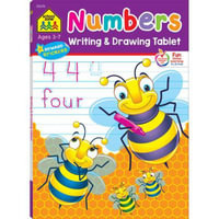 Numbers Writing & Drawing Tablet Ages 3-7 : Writing Tablet - Zone Staff School