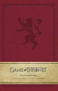 Game of Thrones House Lannister Ruled Pocket Journal : Game of Thrones - Insight Editions