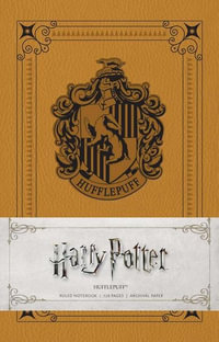 Hufflepuff Ruled Notebook : Harry Potter : Harry Potter - Insight Editions