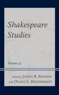 Shakespeare Studies - James R. Siemon