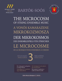 The Microcosm of String Ensemble 3 - Three Violins and Cello Score and Parts - Bela Bartok