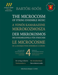 The Microcosm of String Ensemble 4 - Three Violins and Cello Score and Parts - Bela Bartok