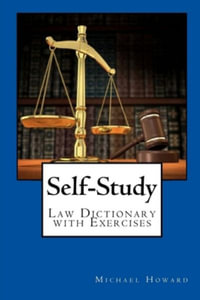 Self-Study UK Law Dictionary and Legal Letter Writing Exercise Book - Michael Howard