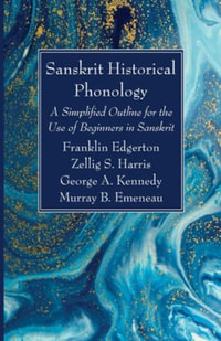 Sanskrit Historical Phonology - Franklin Edgerton