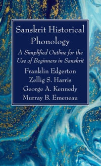 Sanskrit Historical Phonology - Franklin Edgerton