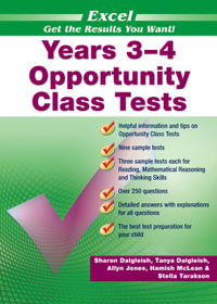 Excel Opportunity Class Tests Years 3-4 (UE) - Tanya, Allyn, Hamish & Stella Sharon