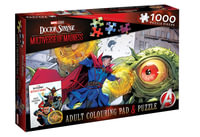 Doctor Strange in the Multiverse of Madness - Puzzle & Adult Colouring Pad : 1000 Piece-Jigsaw Puzzle & Adult Colouring Pad - Marvel