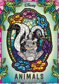 Disney Animals : Stained Glass Adult Colouring Book