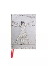 Vitruvian Man - Foiled Pocket Journal : Hardcover - Leonardo Da Vinci