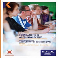 FAB - ACCOUNTANT IN BUSINESS - EXAM KIT - Kaplan Publishing