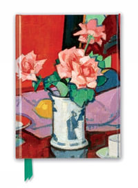 NGS : Samuel Peploe - Pink Roses, Chinese Vase : (Foiled Journal) - Flame Tree Studio