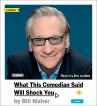 What This Comedian Said Will Shock You - Bill Maher