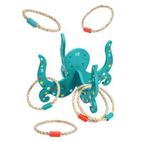 Happy Octopus Wooden Hoopla - Petit Collage