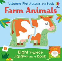 Usborne First Jigsaws: Farm Animals : Eight 2-piece jigsaws and a book - Matthew Oldham