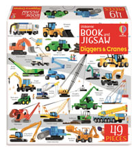 Usborne Book and Jigsaw Diggers and Cranes : Usborne Book and Jigsaw - Sam Smith