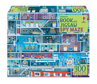 Usborne Book and Jigsaw: Spy Mazes : 300-Piece Jigsaw Puzzle - Sam Smith