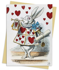 Alice in Wonderland: White Rabbit Greeting Card Pack : Pack of 6 - Flame Tree Studio